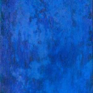 Ultramarine, a mineral pigment painting on linen by Weseeclearly